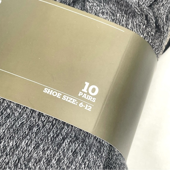 Timberland Men’s Cushioned Crew Socks Cotton Blend 10 Pairs Bundle Size 6-12 NWT - Picture 7 of 15